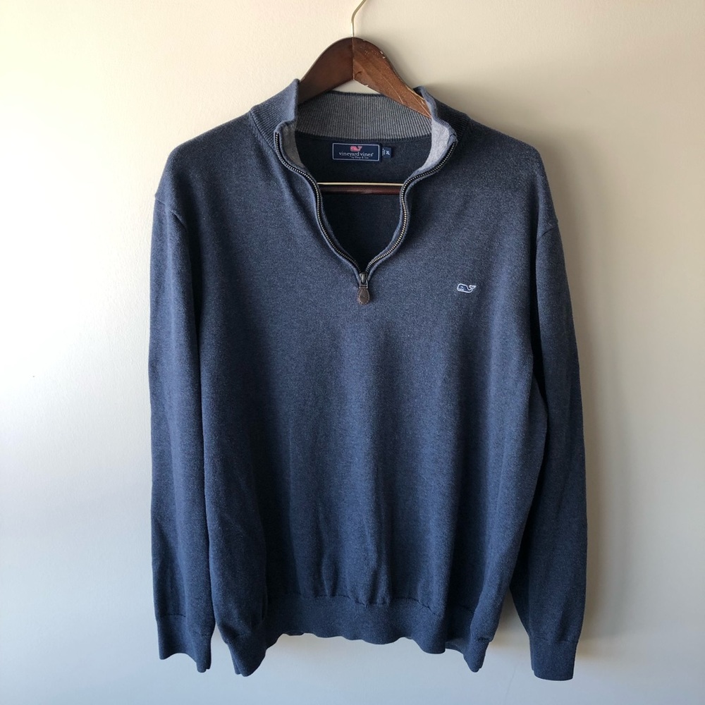 Vineyard Vines Quarter Zip Sweater